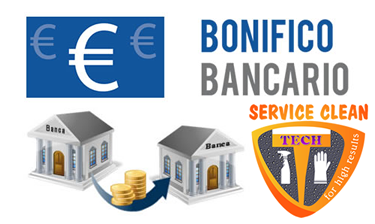 Pagamento Bonifico Bancario Service Clean Tech