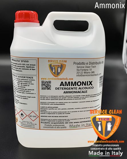 Ammonix Detergente Alcolico Ammoniacale Concentrato 5000ml