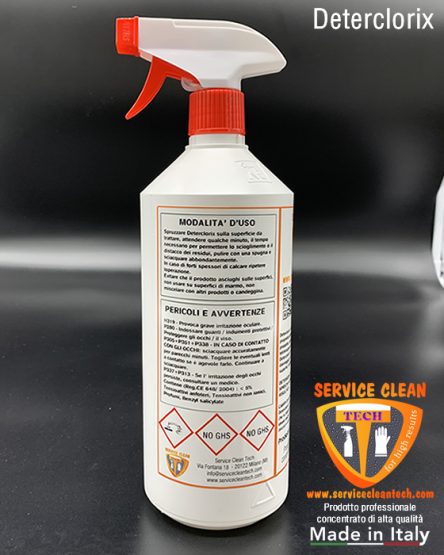 Deterclorix Detergente Schiumogeno Alcalino Al Cloro Pronto Uso 1000ml Dettaglio 2