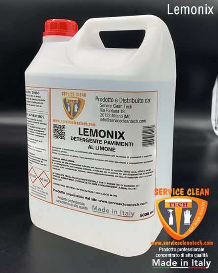 Lemonix Detergente Pavimenti Al Limone Concentrato 5000ml Dettaglio 1