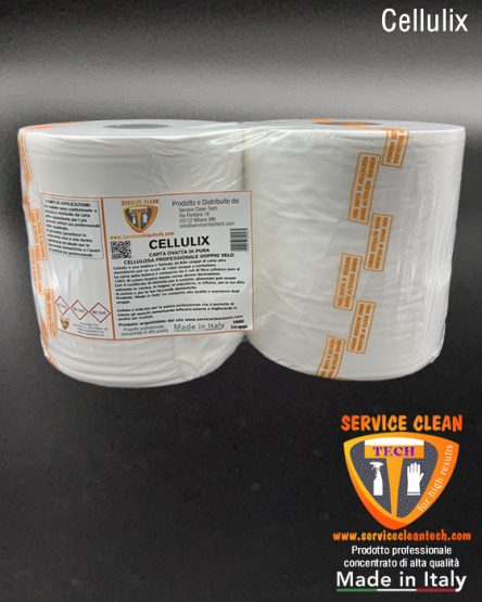 Cellulix Carta Ovatta di Pura Cellulosa Professionale Doppio Velo Pronto Uso 1660 Strappi