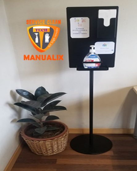 Demo Manualix Colonnina Igienizzante Mani In Acciaio Con Dispenser Manuale